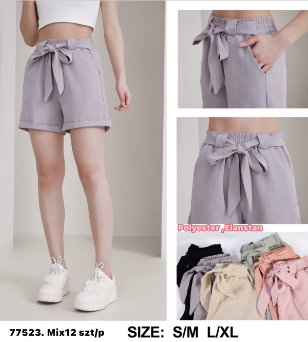 Szorty damskie Roz S-XL, Mix Kolor Paczka 12 szt